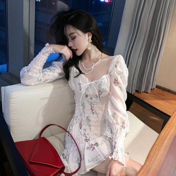 casual dresses print chiffon bodycon dress sweet style long sleeve slim mini-dresses autumn fashion brand korean vestidos de fiesta moda, Black;gray
casual dresses print chiffon bodycon dress sweet style long sleeve slim mini-dresses autumn fashion brand korean vestidos de fiesta moda, Black;gray