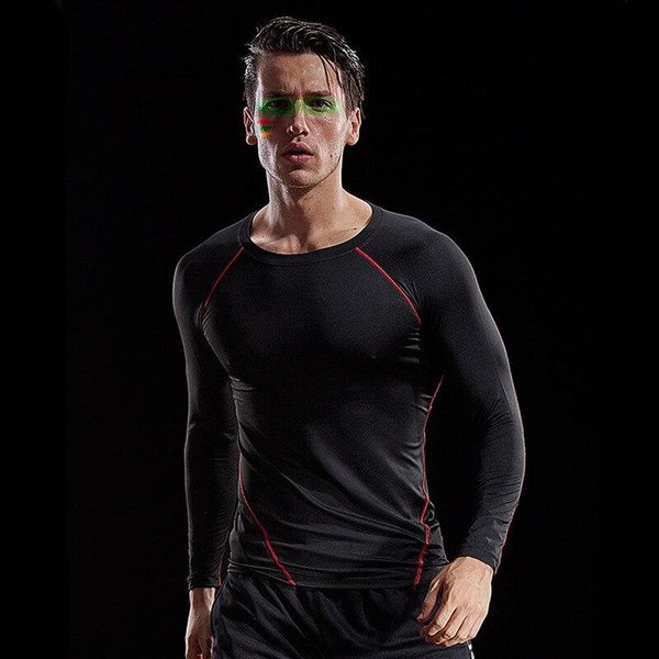 running jerseys men compression t shirt fitness tight long sleeve sport tshirt training jogging shirts gym sportswear quick dry rashgard, Black;blue
running jerseys men compression t shirt fitness tight long sleeve sport tshirt training jogging shirts gym sportswear quick dry rashgard, Black;blue
