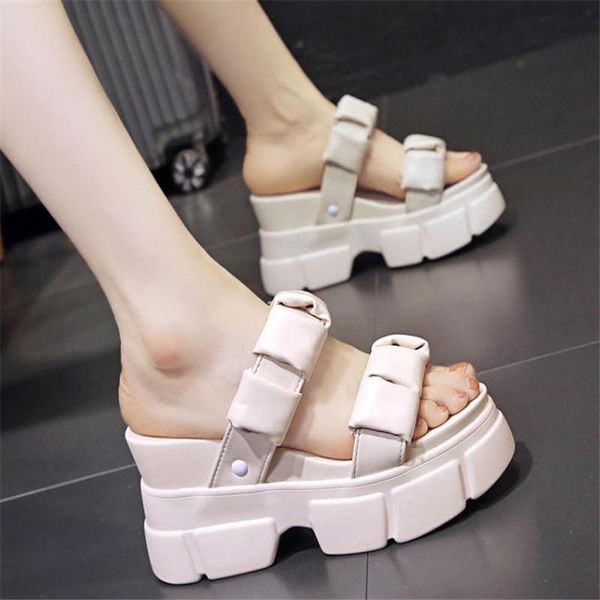 slippers platform sandals woman thick sole women chunky slides summer casual beach, Black
slippers platform sandals woman thick sole women chunky slides summer casual beach, Black