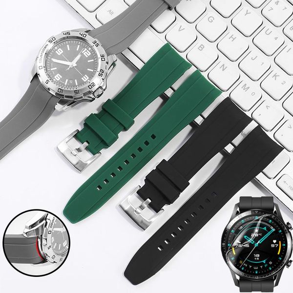 watch bands replacement strap for huawei watch2 gt pro soft rubber watchband 20mm 22mm gray green arc interface bracelet, Black;brown
watch bands replacement strap for huawei watch2 gt pro soft rubber watchband 20mm 22mm gray green arc interface bracelet, Black;brown