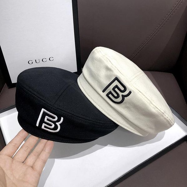 berets japanese b letter embroidery beret women thin section flat cap designer painter hat cotton vintage luxury woman trend, Blue;gray
berets japanese b letter embroidery beret women thin section flat cap designer painter hat cotton vintage luxury woman trend, Blue;gray