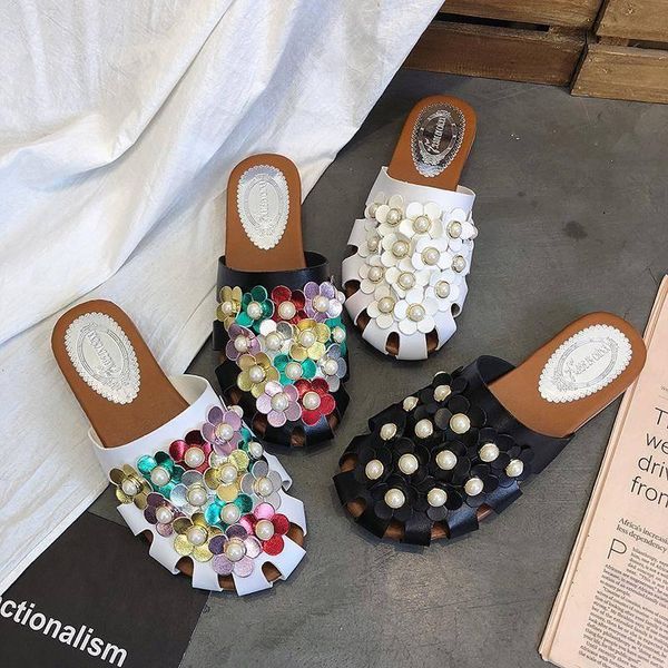 sandals slippers women's summer 022 korean version joker fashion flower pearl hollow baotou wear flat women, Black
sandals slippers women's summer 022 korean version joker fashion flower pearl hollow baotou wear flat women, Black