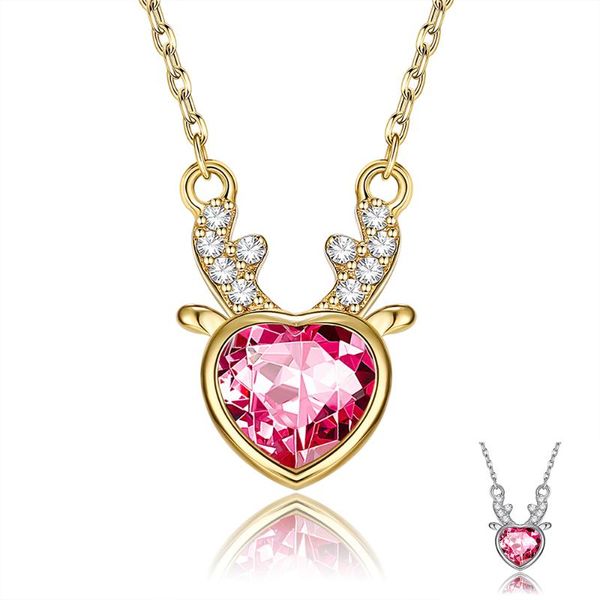 chains silverhoo s925 sterling silver necklace for women cubic zirconia red heart fawn delicate fashion trend 2021
chains silverhoo s925 sterling silver necklace for women cubic zirconia red heart fawn delicate fashion trend 2021