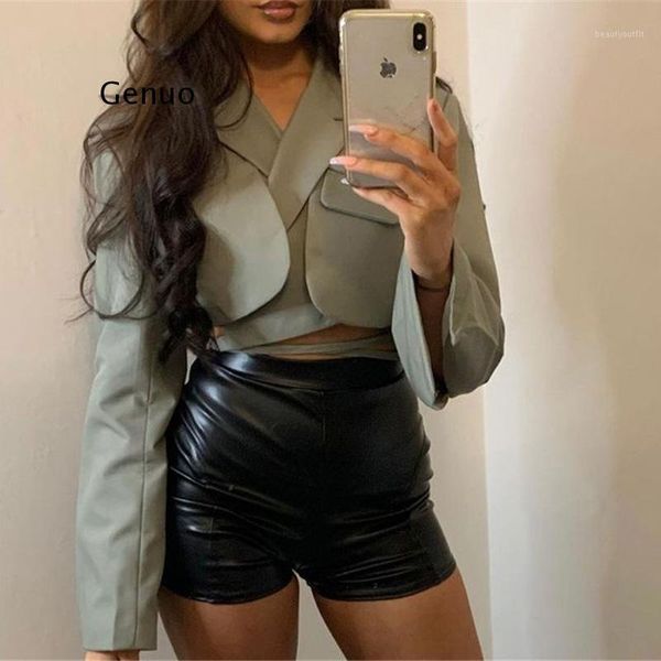 gray double layer bandage slim blazer women long sleeve pocket short jacket female notched collar outwear 2021 women's suits & blazers, White;black
gray double layer bandage slim blazer women long sleeve pocket short jacket female notched collar outwear 2021 women's suits & blazers, White;black