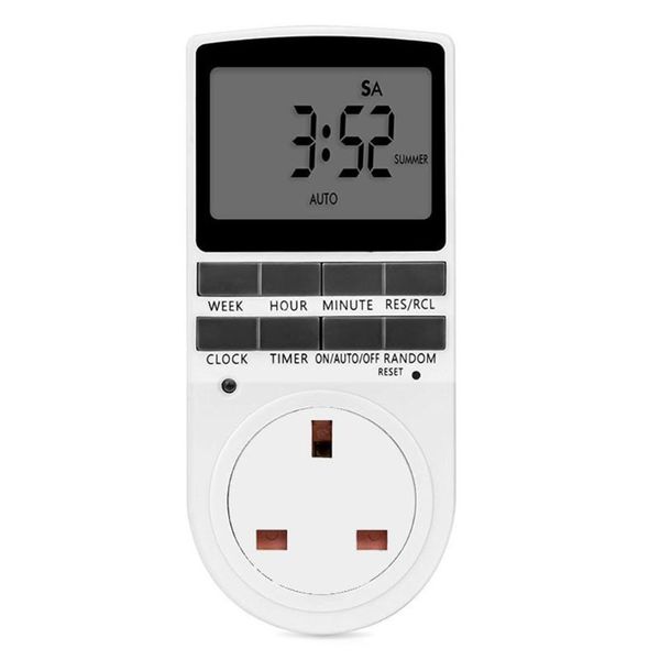 timers electronic digital timer switch uk plug kitchen 7 day 12/24 hour programmable timing socket
timers electronic digital timer switch uk plug kitchen 7 day 12/24 hour programmable timing socket