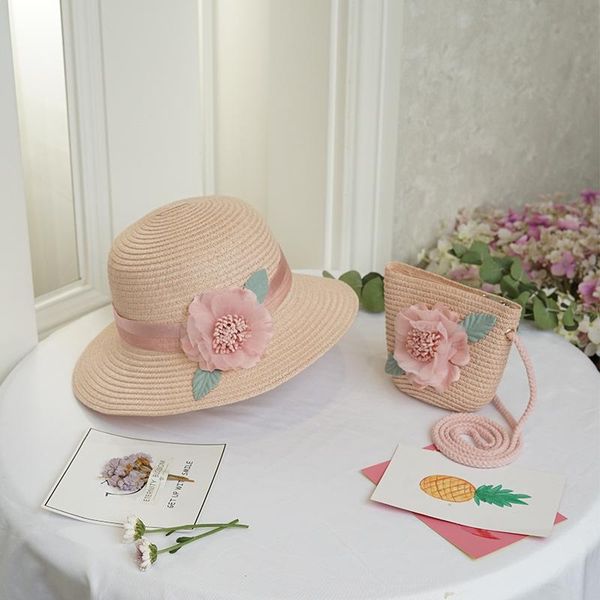 summer girl kids fashion casual straw hat +handbag sets children's floral seaside beach vacation folded sun cap wide brim hats, Blue;gray
summer girl kids fashion casual straw hat +handbag sets children's floral seaside beach vacation folded sun cap wide brim hats, Blue;gray