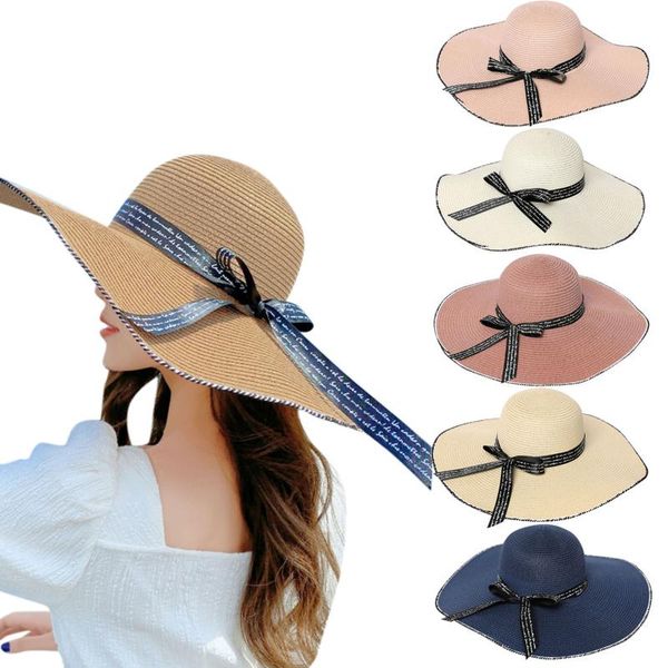 wide brim hats folds panama straw hat women french summer bow beach style fisherman female male ribbon sunhat lady, Blue;gray
wide brim hats folds panama straw hat women french summer bow beach style fisherman female male ribbon sunhat lady, Blue;gray