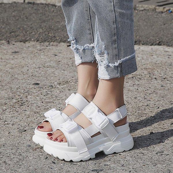 boots summer women sandals buckle design black white platform comfortable thick sole beach shoes
boots summer women sandals buckle design black white platform comfortable thick sole beach shoes