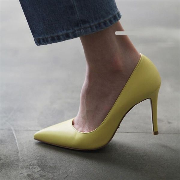 dress shoes brand high heels 12cm women pumps stiletto neon yellow party big size 41, Black
dress shoes brand high heels 12cm women pumps stiletto neon yellow party big size 41, Black