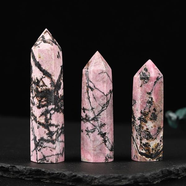 decorative objects & figurines 1pc natural rhodochrosite, crystal dot wand healing stone, energy ore crafts quartz stone stick home decorati
decorative objects & figurines 1pc natural rhodochrosite, crystal dot wand healing stone, energy ore crafts quartz stone stick home decorati