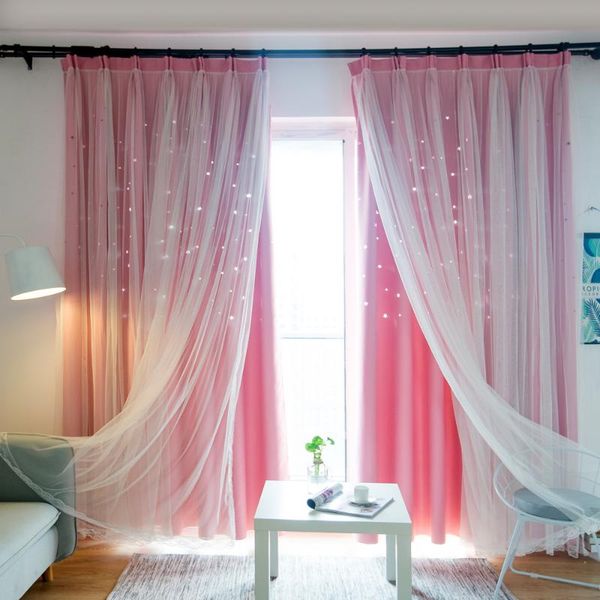 hollow star double layer blackout curtains for bedroom kids girl pink sheer window living room treatments curtain & drapes
hollow star double layer blackout curtains for bedroom kids girl pink sheer window living room treatments curtain & drapes