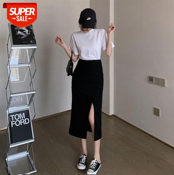 hong kong style gray side slits, high waist drape, thin package hip a-line skirt, half-length female over-the-knee skirt #ed9f, Black
hong kong style gray side slits, high waist drape, thin package hip a-line skirt, half-length female over-the-knee skirt #ed9f, Black