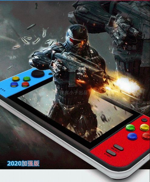 5.0 inch retro handheld game console video gaming players mp5 playback built-in 200 games tf extension tvout portable
5.0 inch retro handheld game console video gaming players mp5 playback built-in 200 games tf extension tvout portable