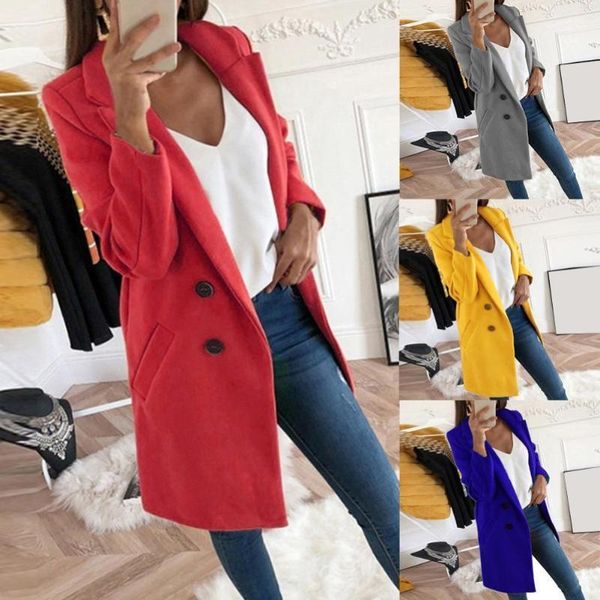 women's wool & blends 2021 fashion plus size women woolen coat autumn casual jacket female office lady solid long style turn-down colla, Black
women's wool & blends 2021 fashion plus size women woolen coat autumn casual jacket female office lady solid long style turn-down colla, Black