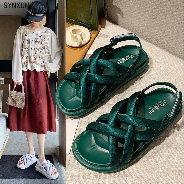 sandals synxdn dark green women summer casual fashion narrow band flat peep toe cross tied shoes sandalias, Black
sandals synxdn dark green women summer casual fashion narrow band flat peep toe cross tied shoes sandalias, Black