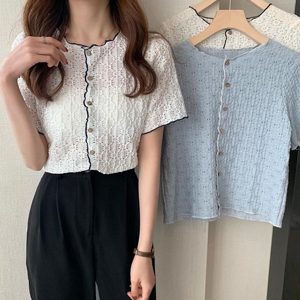 women's blouses & shirts comeldesigner fashion casual short blouse puff sleeve single breasted button blusas streetwear vintage elegant, White
women's blouses & shirts comeldesigner fashion casual short blouse puff sleeve single breasted button blusas streetwear vintage elegant, White