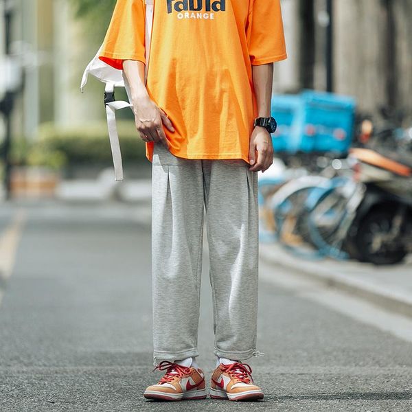 men's pants summer black/gray sweatpants fashion drawstring straight casual men streetwear loose joggers track mens m-2xl
men's pants summer black/gray sweatpants fashion drawstring straight casual men streetwear loose joggers track mens m-2xl