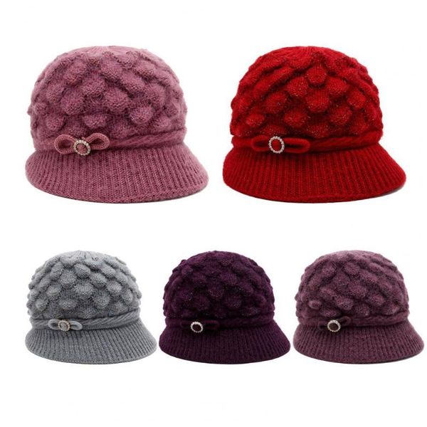 berets women winter warm knit hat non-shedding breathable vibrant color fleeced lining snow cabbie cap with visor for outdoor, Blue;gray
berets women winter warm knit hat non-shedding breathable vibrant color fleeced lining snow cabbie cap with visor for outdoor, Blue;gray