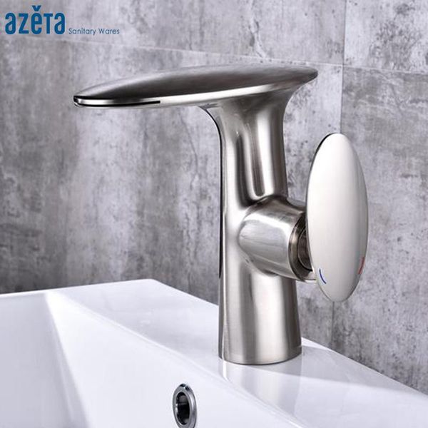 bathroom sink faucets brushed nickel brass single hole deck mounted washbasin tap cold & water waterfall basin faucet at7106bn
bathroom sink faucets brushed nickel brass single hole deck mounted washbasin tap cold & water waterfall basin faucet at7106bn