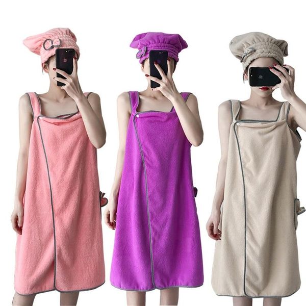 women 4pcs absorbent coral velvet spa bath wrap cover up set bathrobe towel hat p82c
women 4pcs absorbent coral velvet spa bath wrap cover up set bathrobe towel hat p82c