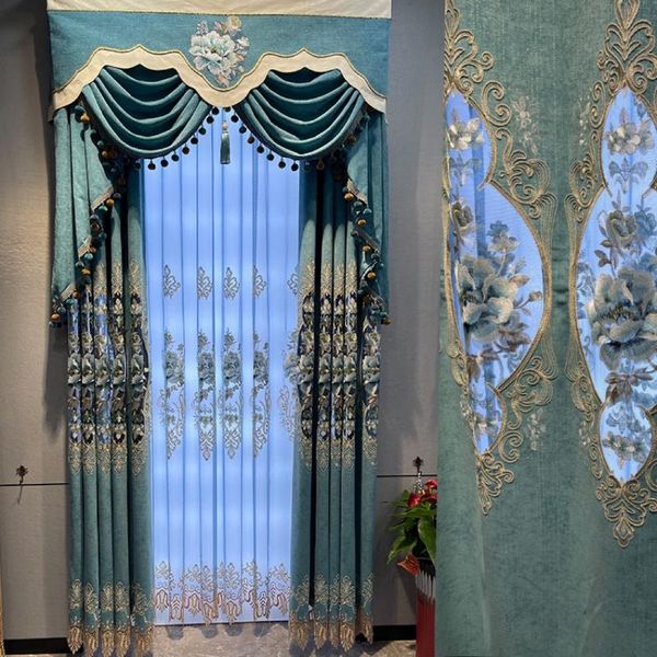 curtain & drapes 2021 nordic curtains for living room finished thickened shading chenille blue embroidered hollow can be customized
curtain & drapes 2021 nordic curtains for living room finished thickened shading chenille blue embroidered hollow can be customized