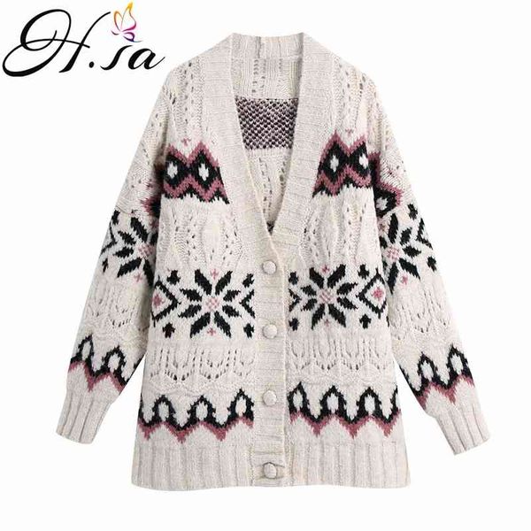 h.sa autumn spring v-neck knitted striped sweater coat cardigans long sleeve women poncho sweaters snowflake 210417, White;black
h.sa autumn spring v-neck knitted striped sweater coat cardigans long sleeve women poncho sweaters snowflake 210417, White;black