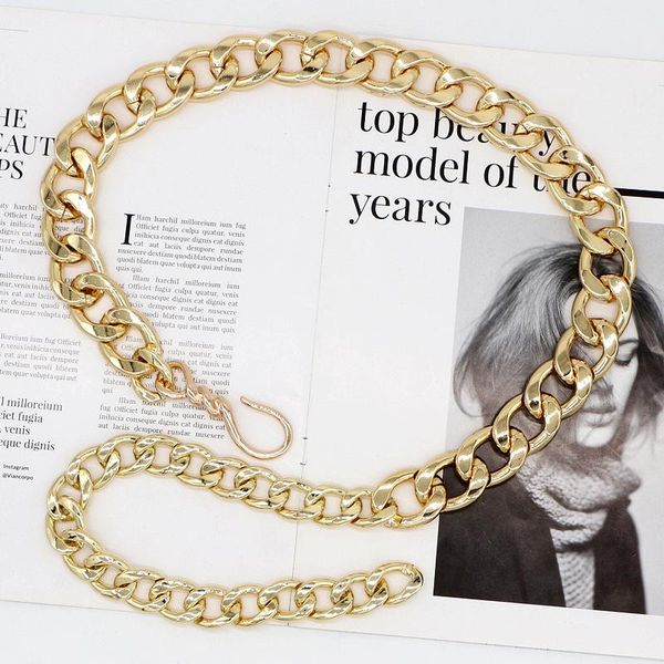 belts silver gold wide waist chain for women high hop pant metal alloy link waistband hook buckle adjustable, Black;brown
belts silver gold wide waist chain for women high hop pant metal alloy link waistband hook buckle adjustable, Black;brown