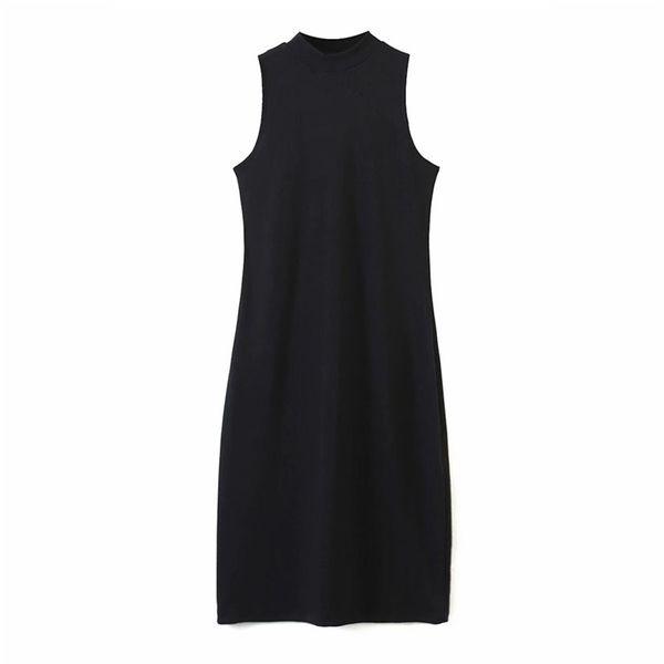 women knitting sheath solid dress summer sleeveless high elasticity es female elegant slim street party vestidos 210513, Black;gray
women knitting sheath solid dress summer sleeveless high elasticity es female elegant slim street party vestidos 210513, Black;gray
