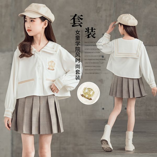Girls Suit Sweatshirts +Dress Cotton Hooded 2Pcs/Sets 2022 Lovely Spring Autumn Teenager Kid School Outdoor Children Clothing, Five pairs
Girls Suit Sweatshirts +Dress Cotton Hooded 2Pcs/Sets 2022 Lovely Spring Autumn Teenager Kid School Outdoor Children Clothing, Five pairs