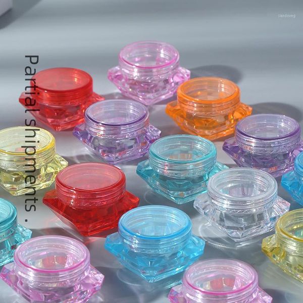 storage bottles & jars 100pcs 5g plastic diamond shape cosmetic makeup jar pot lotion face cream containers refillable for travel
storage bottles & jars 100pcs 5g plastic diamond shape cosmetic makeup jar pot lotion face cream containers refillable for travel