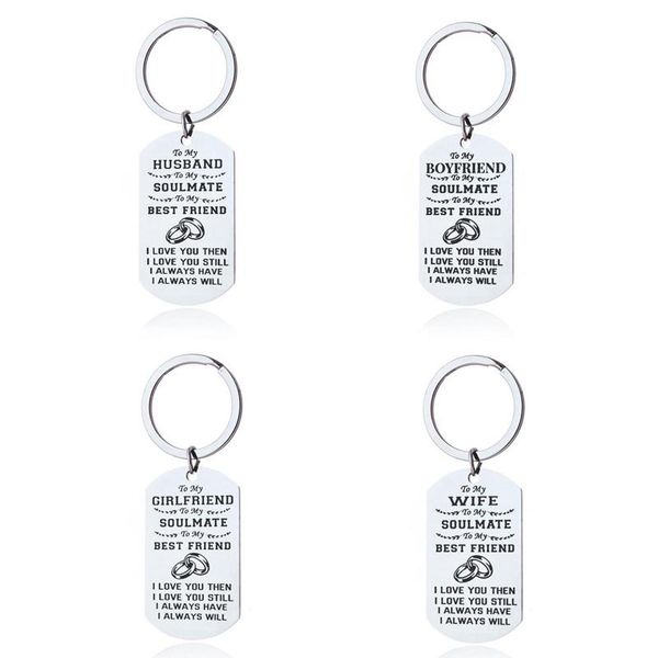 keychains wife husband friends keychain to my soulmate love valentines day anniversary gifts couple lover gift, Silver
keychains wife husband friends keychain to my soulmate love valentines day anniversary gifts couple lover gift, Silver