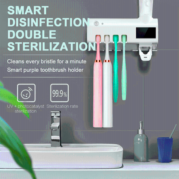 toothbrush holders solar energy uv disinfectant no need to charge brush cleaning storage bathroom toothpaste dispenser holder sanitizer
toothbrush holders solar energy uv disinfectant no need to charge brush cleaning storage bathroom toothpaste dispenser holder sanitizer