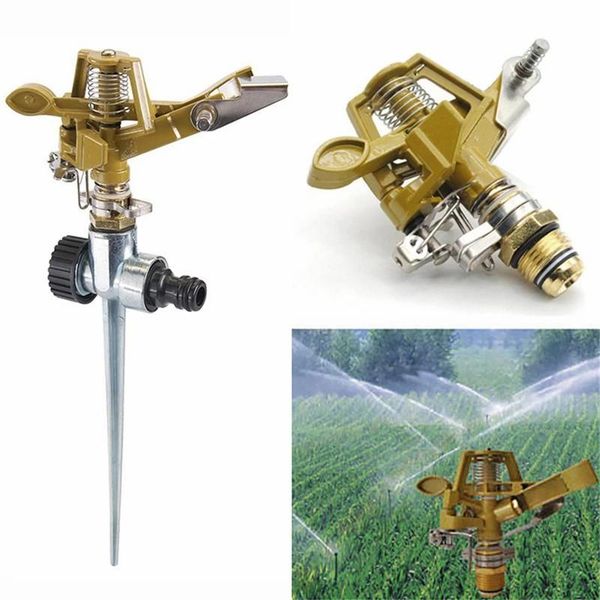 watering equipments 360 degree rotary irrigation sprayer sprinkler lawn garden yard golf grass metal impulse spike hose water
watering equipments 360 degree rotary irrigation sprayer sprinkler lawn garden yard golf grass metal impulse spike hose water