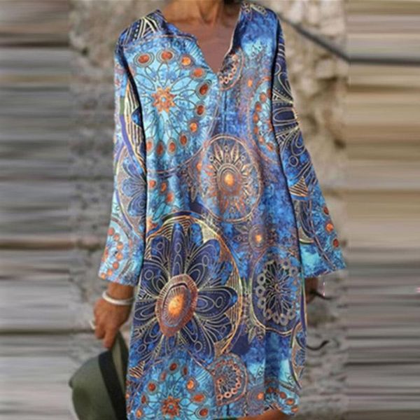 casual dresses vintage print women loose dress spring v neck a-line autumn elegant long sleeve female party vestidos, Black;gray
casual dresses vintage print women loose dress spring v neck a-line autumn elegant long sleeve female party vestidos, Black;gray