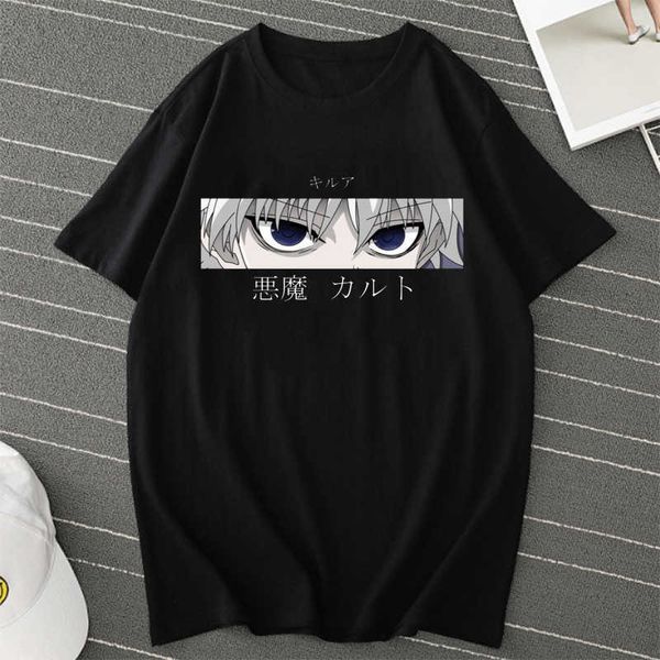 hunter x anime mens t shirt tees kila zoldyck devil eye teeshirt short sleeve casual men tshirt clothes male, White;black
hunter x anime mens t shirt tees kila zoldyck devil eye teeshirt short sleeve casual men tshirt clothes male, White;black