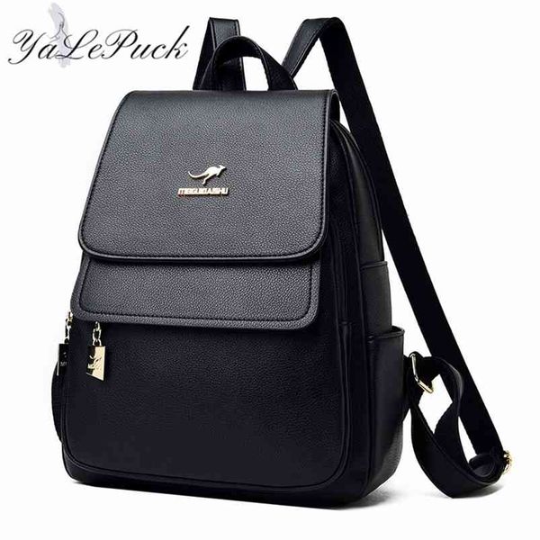 the leather backpack women high capacity travel backpack school bags fashion school backpack for women mochilas 210922
the leather backpack women high capacity travel backpack school bags fashion school backpack for women mochilas 210922