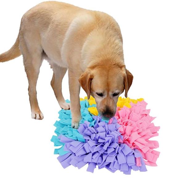 dog snuffle mat hand woven sniffing pad soft pet nose work smell training feeding foraging skill blanket kennels & pens
dog snuffle mat hand woven sniffing pad soft pet nose work smell training feeding foraging skill blanket kennels & pens