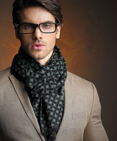 scarves business men's silk scarf autumn and winter style thickened european american grid fashion gifts, Blue;gray
scarves business men's silk scarf autumn and winter style thickened european american grid fashion gifts, Blue;gray