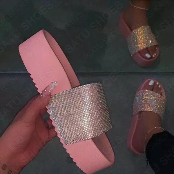 slippers thick-soled ladies indoor bathroom rhinestone soft pvc non-slip couple home floor summer shoes 6to5, Black
slippers thick-soled ladies indoor bathroom rhinestone soft pvc non-slip couple home floor summer shoes 6to5, Black