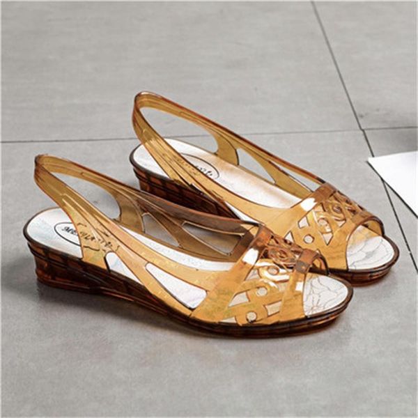 sandals women's sandals2021summer crystal shoes transparent jelly fish mouth soft bottom anti slip open toe hollow out beach, Black
sandals women's sandals2021summer crystal shoes transparent jelly fish mouth soft bottom anti slip open toe hollow out beach, Black