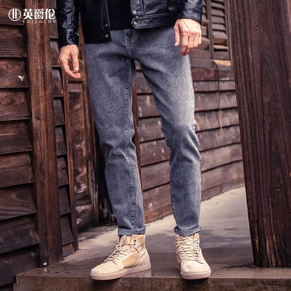 enjeolon brand men's jeans winter casual pants long trousers mens denim nz4220, Blue
enjeolon brand men's jeans winter casual pants long trousers mens denim nz4220, Blue