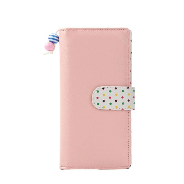 wallets casual women beads hanging dot pattern long zip buckle wallet 2-fold coin purse, Red;black
wallets casual women beads hanging dot pattern long zip buckle wallet 2-fold coin purse, Red;black