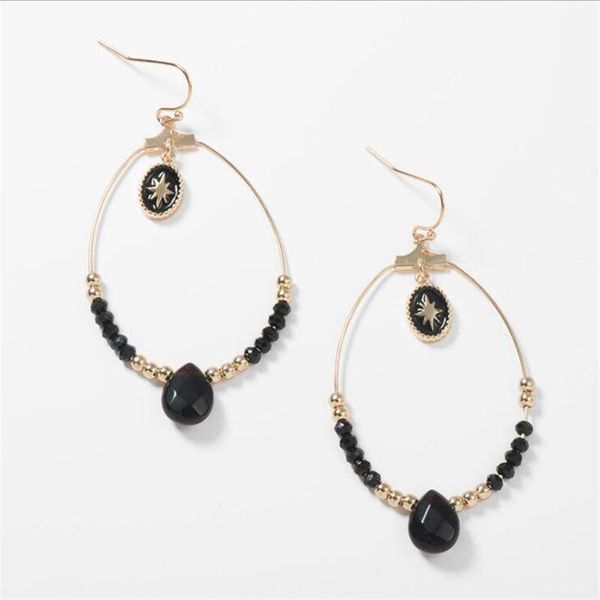 handmade black natural stone dangle earrings for women statement water drop beaded circle long vintage jewelry & chandelier, Silver
handmade black natural stone dangle earrings for women statement water drop beaded circle long vintage jewelry & chandelier, Silver