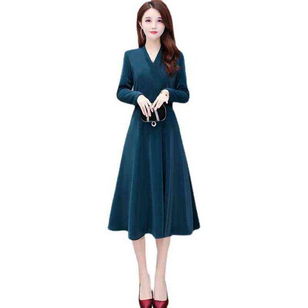 dress women autumn and winter 2021 large women's slim temperament middle-aged mother's long sleeved skirt fashion, Black;gray
dress women autumn and winter 2021 large women's slim temperament middle-aged mother's long sleeved skirt fashion, Black;gray
