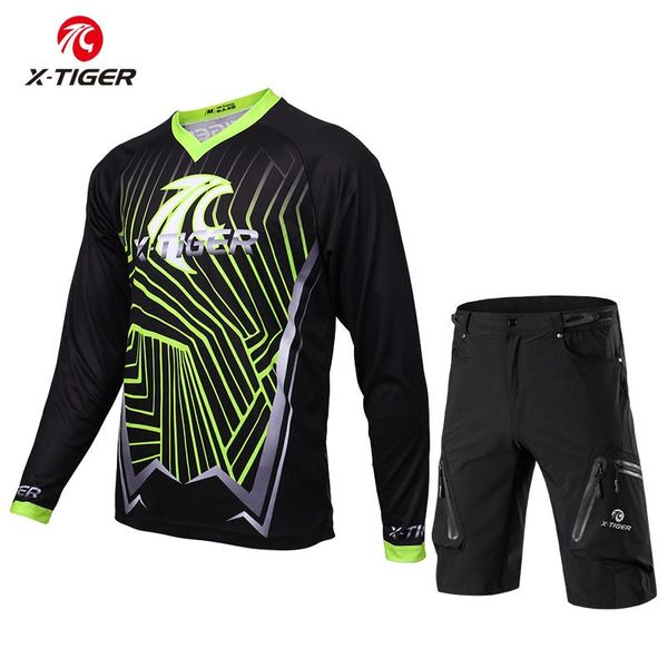 racing sets x-tiger 100% polyester long sleeve downhill jersey set quick-dry mtb bike cycling jerseys autumn motorcycle shorts, Black;blue
racing sets x-tiger 100% polyester long sleeve downhill jersey set quick-dry mtb bike cycling jerseys autumn motorcycle shorts, Black;blue