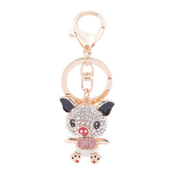 keychains creative cute alloy pig car key chain hanging decoration female backpack pendant, Silver
keychains creative cute alloy pig car key chain hanging decoration female backpack pendant, Silver
