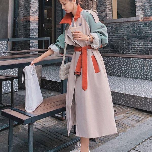 women's trench coats women coat fashion fall winter casual cotton with over size vintage long overcoats double breasted, Tan;black
women's trench coats women coat fashion fall winter casual cotton with over size vintage long overcoats double breasted, Tan;black