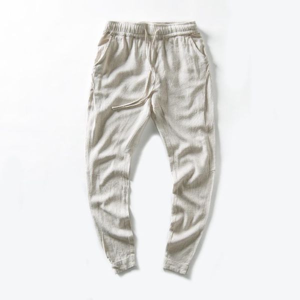men's pants spring and fall retro korea style linen mens trousers loose waist male casual slim stright men pantalones pantaloni, Black
men's pants spring and fall retro korea style linen mens trousers loose waist male casual slim stright men pantalones pantaloni, Black