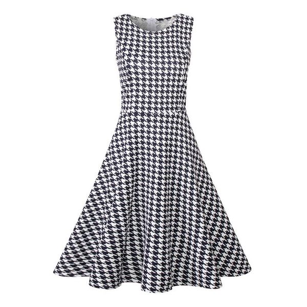 women's retro print hepburn wind houndstooth dress women long plus size casual dresses, Black;gray
women's retro print hepburn wind houndstooth dress women long plus size casual dresses, Black;gray