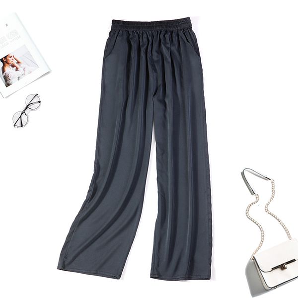 pants women's 95% silk 5% spandex 30mm heavy gray elastic waist pockets wide leg long pants trousers jn457, Black;white
pants women's 95% silk 5% spandex 30mm heavy gray elastic waist pockets wide leg long pants trousers jn457, Black;white